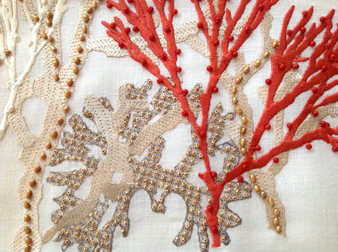 Custom Roman Shade detail