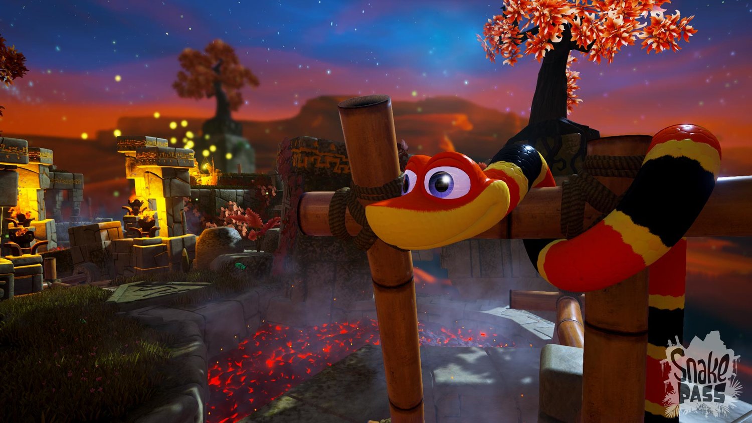 Snake Pass recebe o Arcade Mode