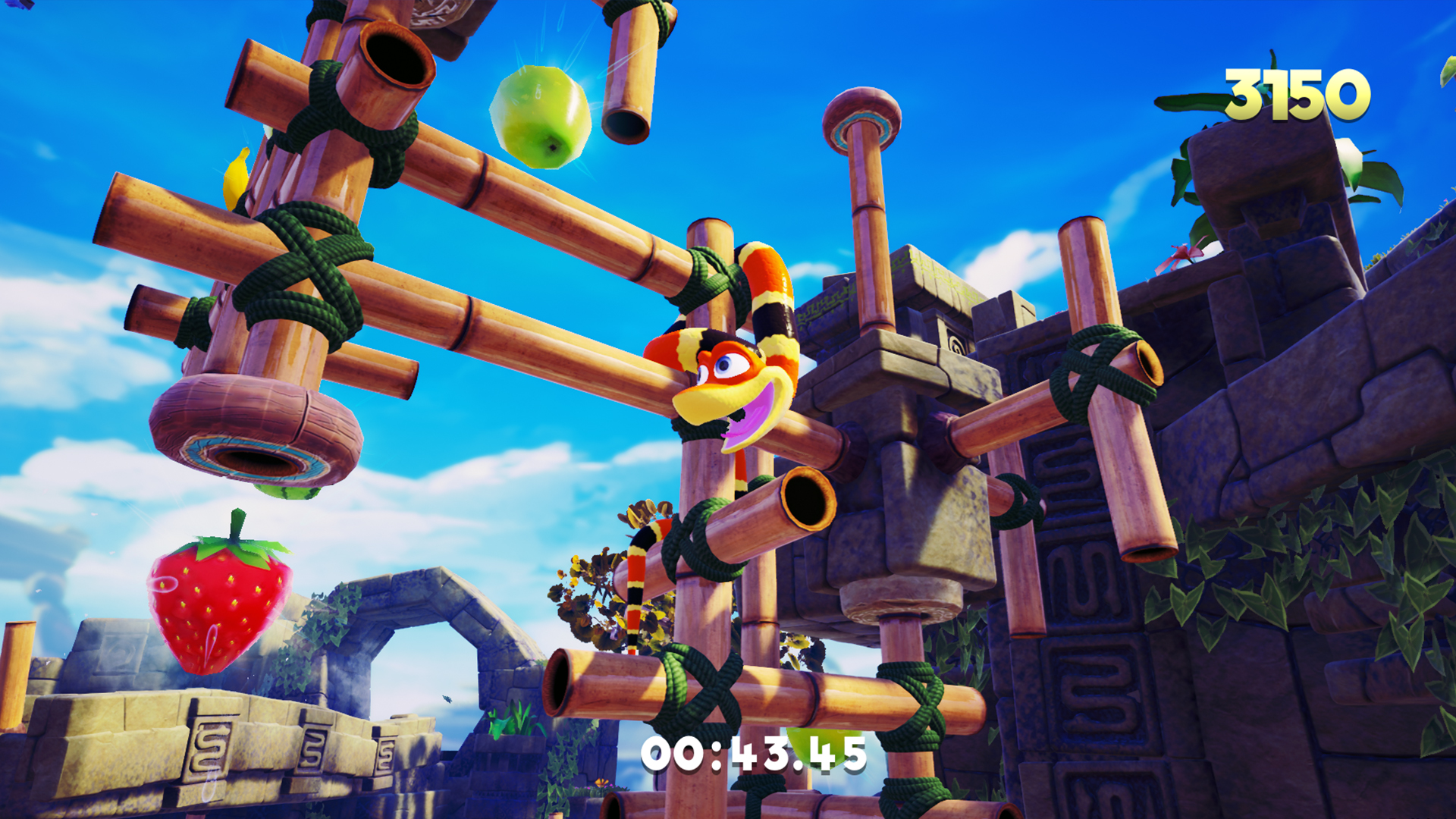 Snake Pass recebe o Arcade Mode