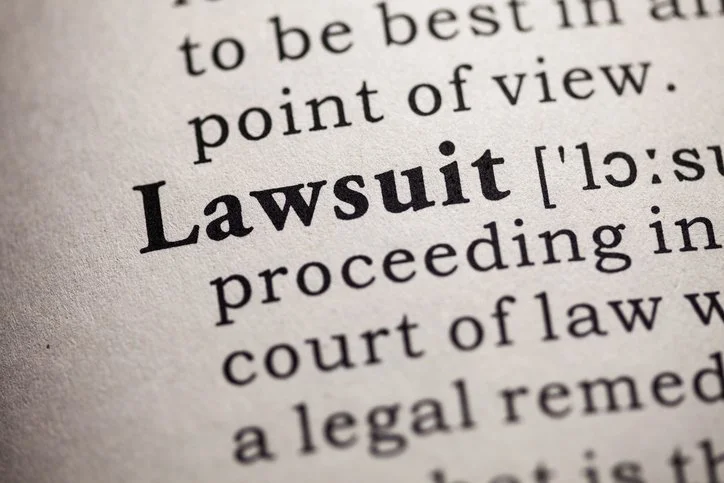 before you sue, lawsuit image