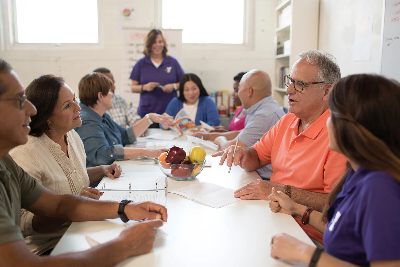 People find support in the Y's group-based Diabetes Prevention Program. Photo provided by the YMCA of Greater Louisville.