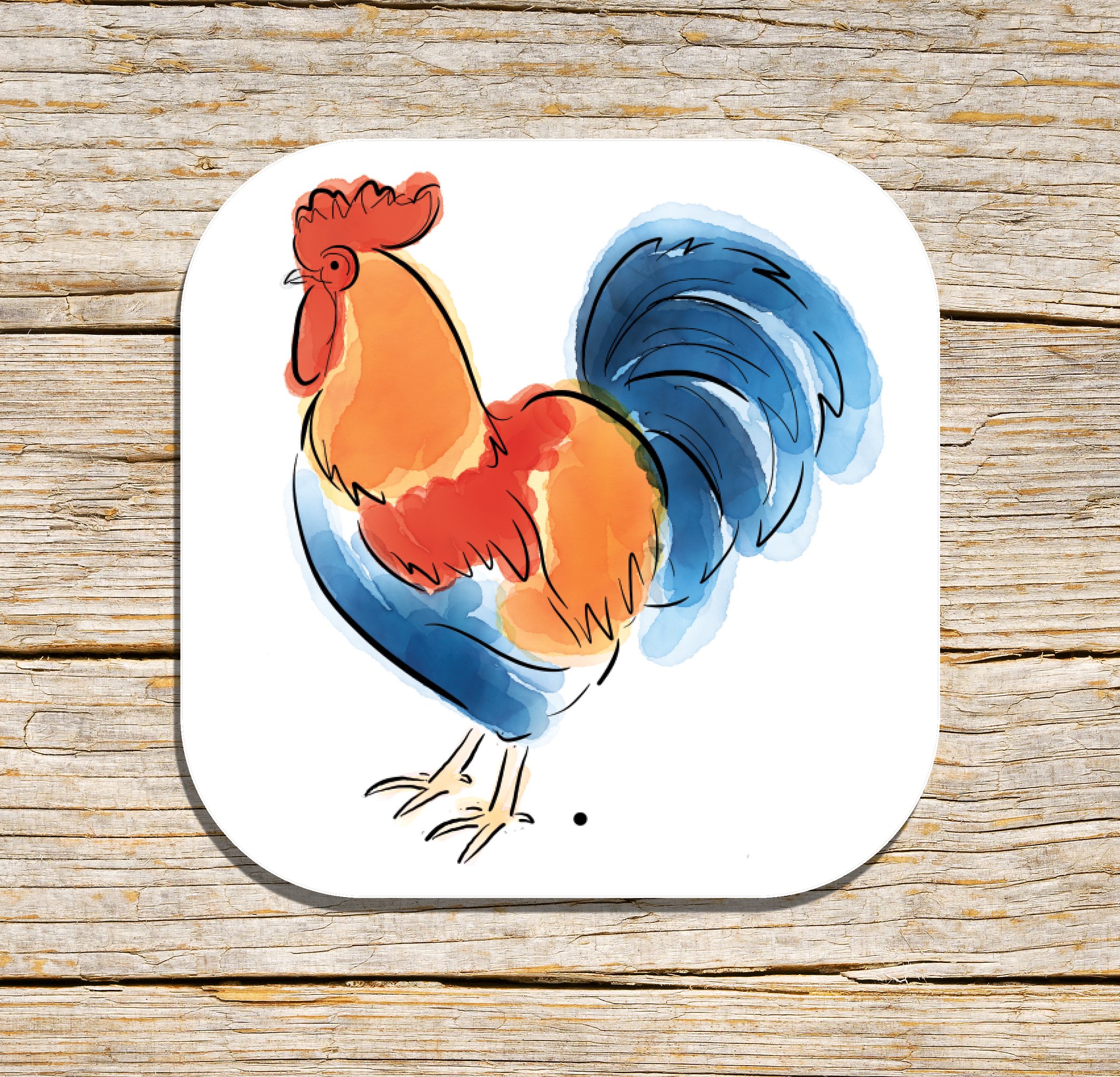 Rooster Farm Coaster