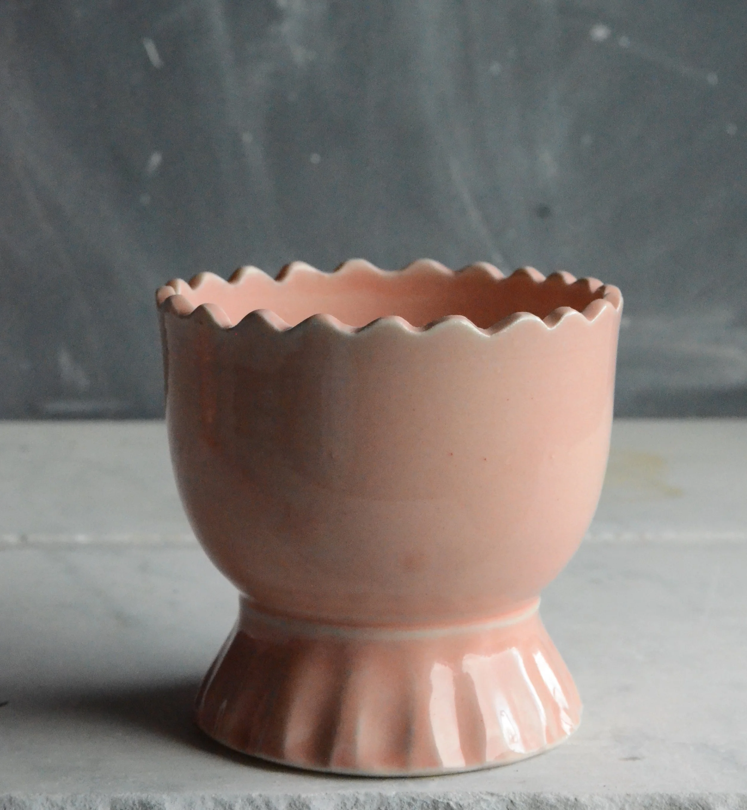 Light Pink Ice Cream Bowl