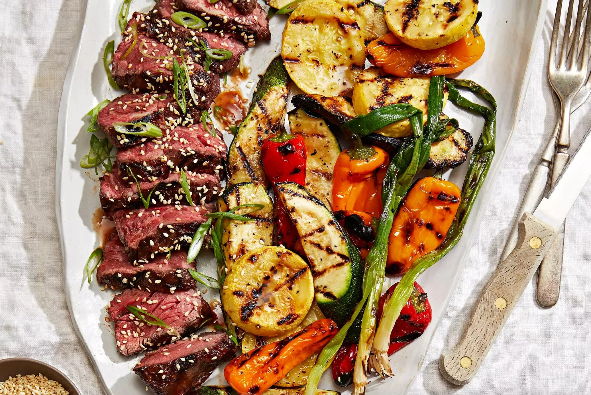 Grilled Sesame Ginger Hangar Steak