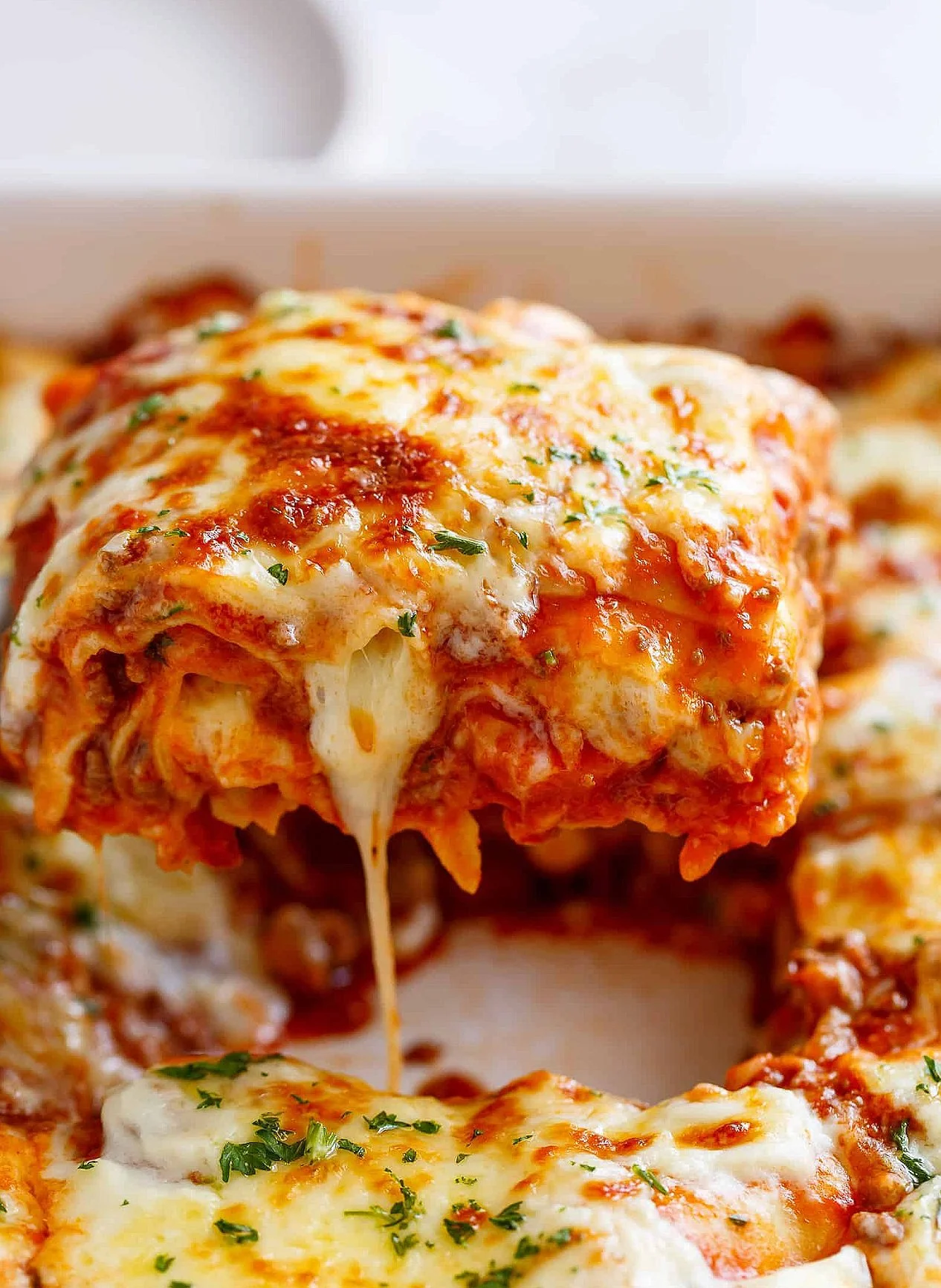 Lightened Up Simple Lasagna  