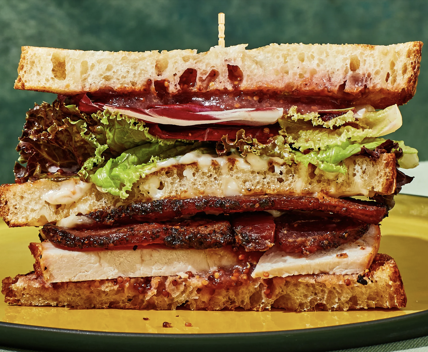 Thanksgiving Leftovers Turkey Club