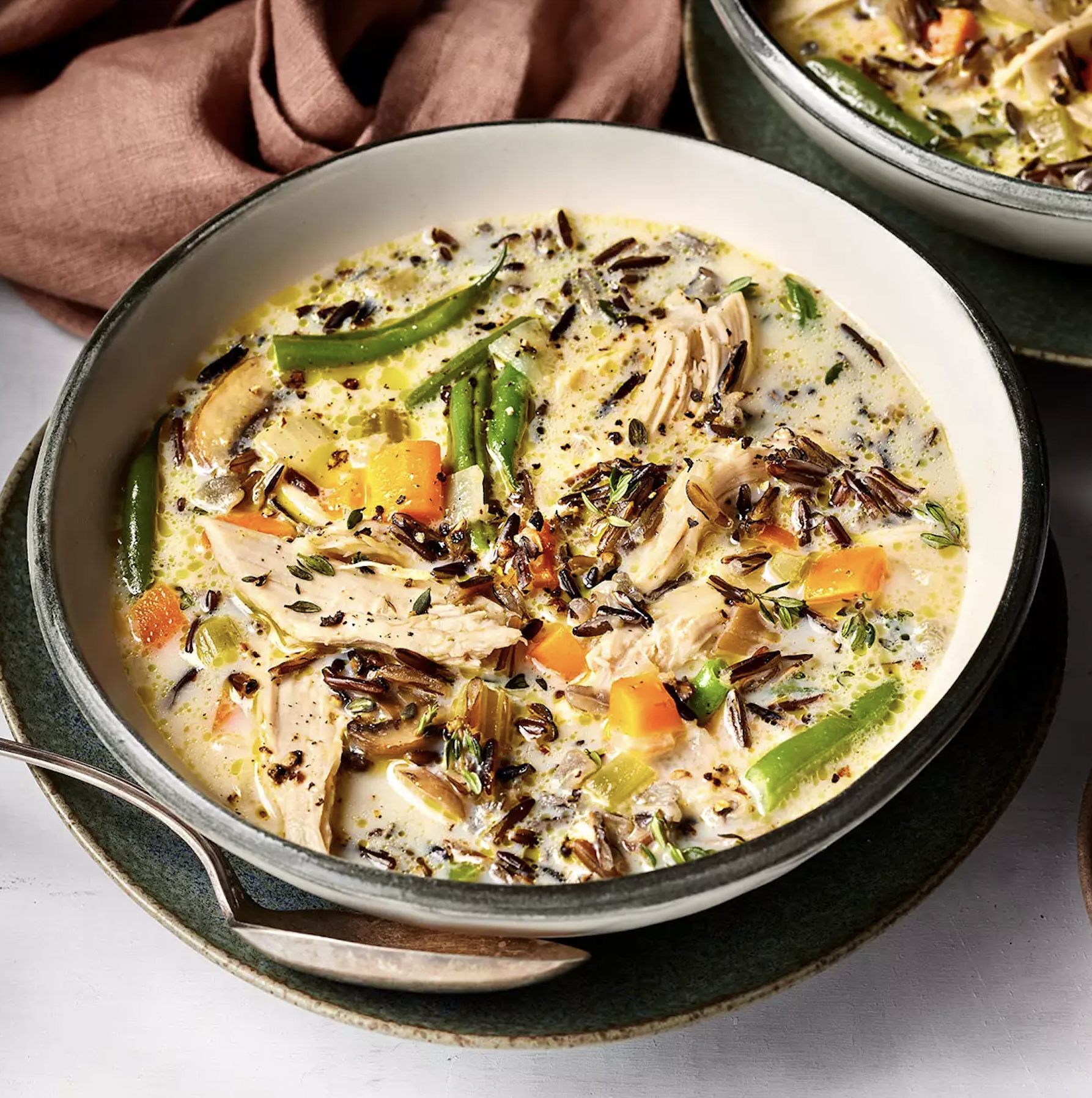 Creamy Turkey and Wild Rice Soup