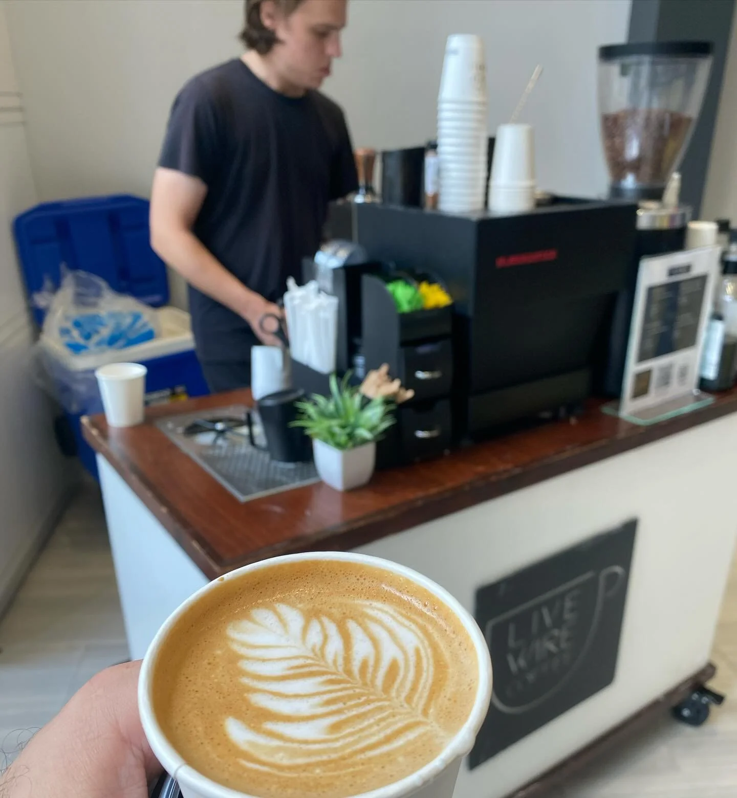 Corner office with a view 

.
#atlcoffee #atlantacoffee #decaturcoffee #decatur #atl #georgia #atlanta #decaturcoffeeshop #mobilebarista #barista #travelingbarista #midtownatl #3rdwavecoffee #latte #coffeeroaster #livewire #roswellcoffee #alpharettac