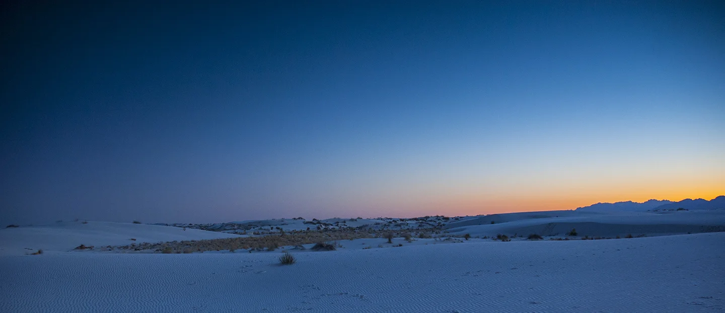 White Sands Dessert at Dusk 01 - New Mexico