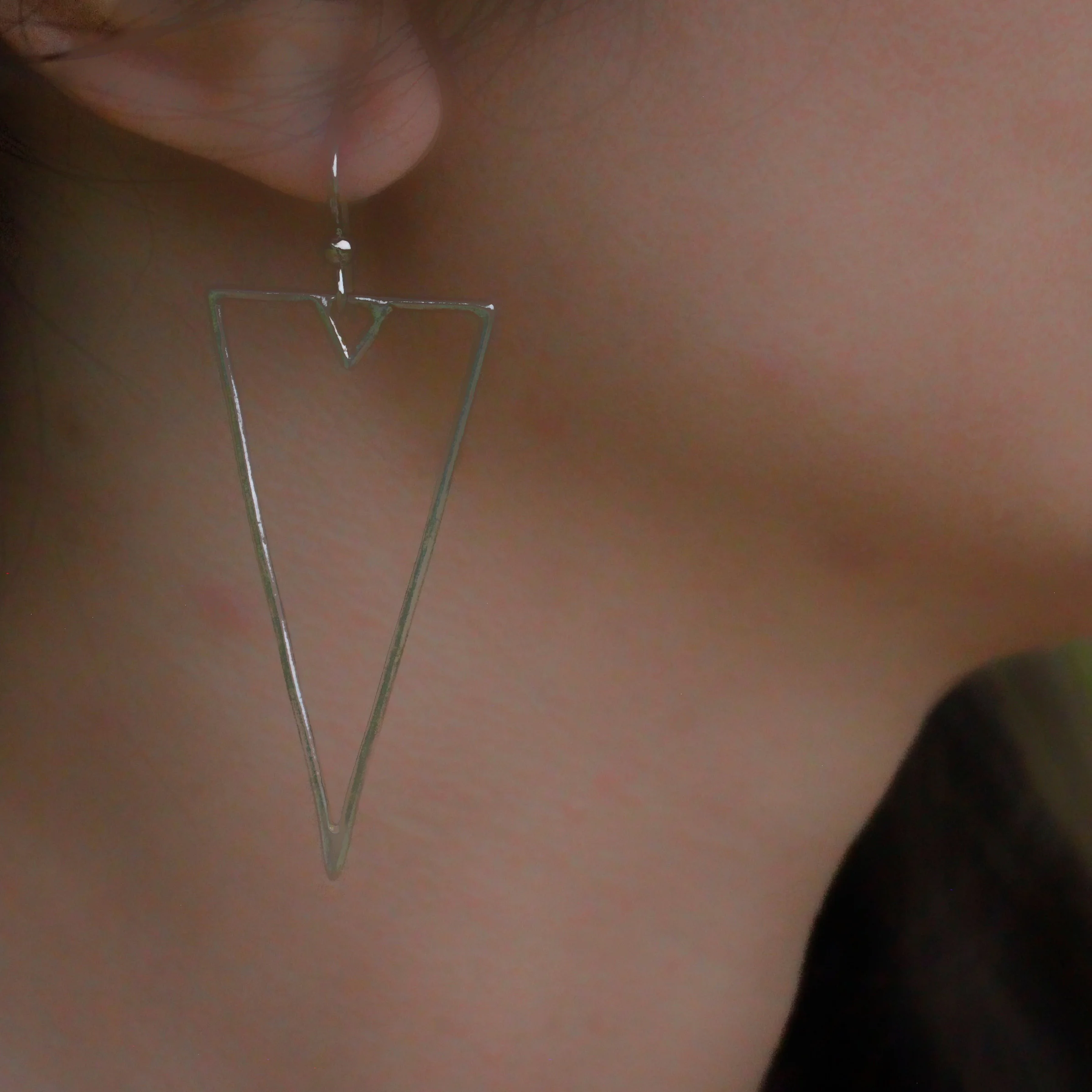 Triangle Earrings Olia Toporovsky Designs