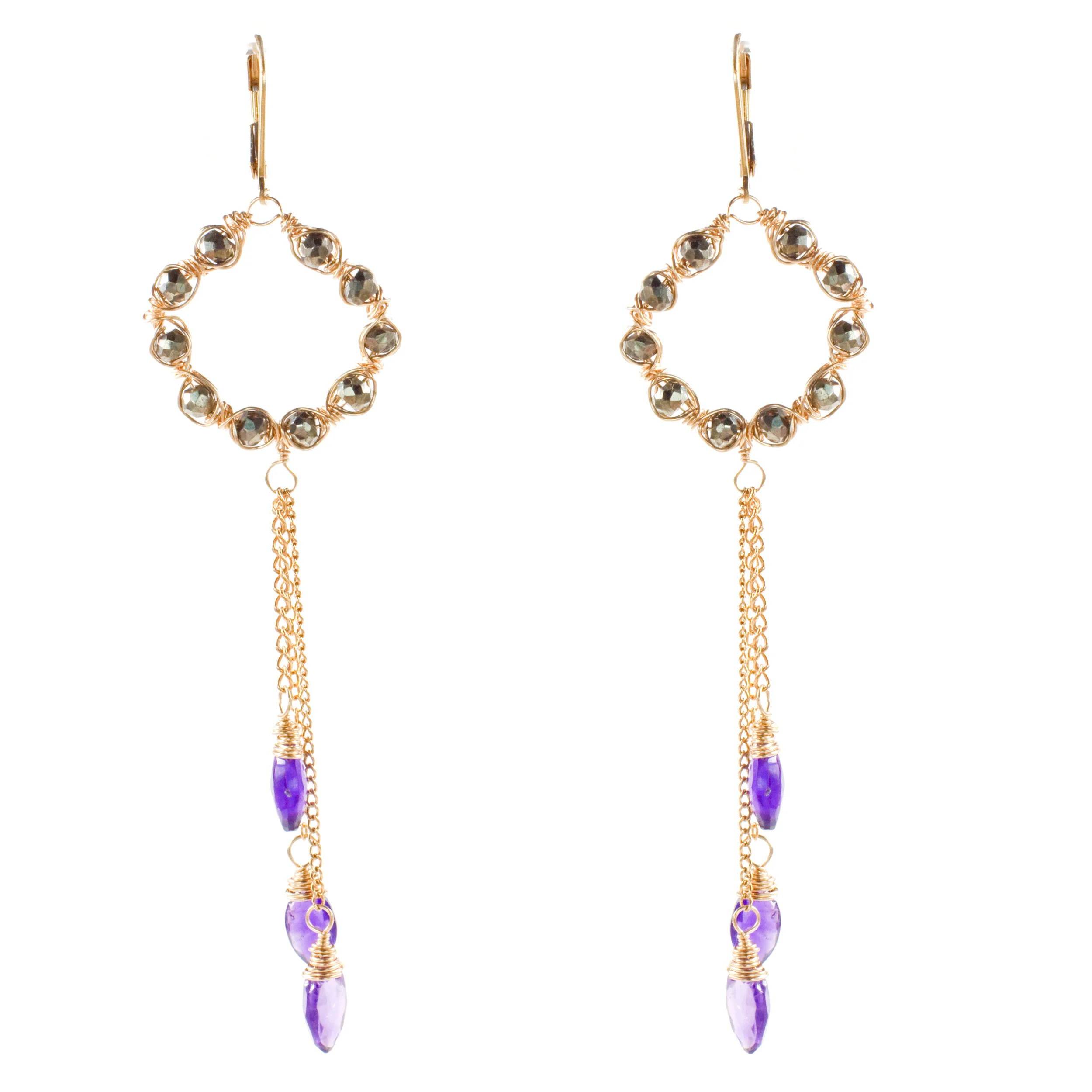 Purple Rain Earrings