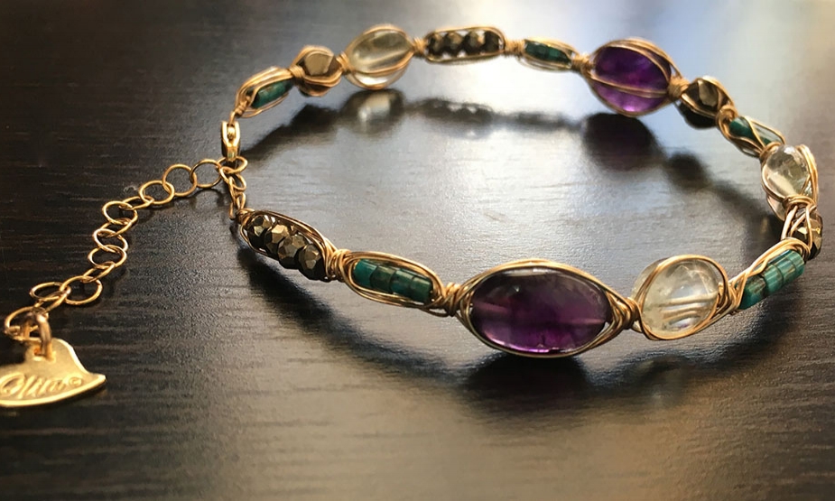 Amethyst Minitures Bracelet