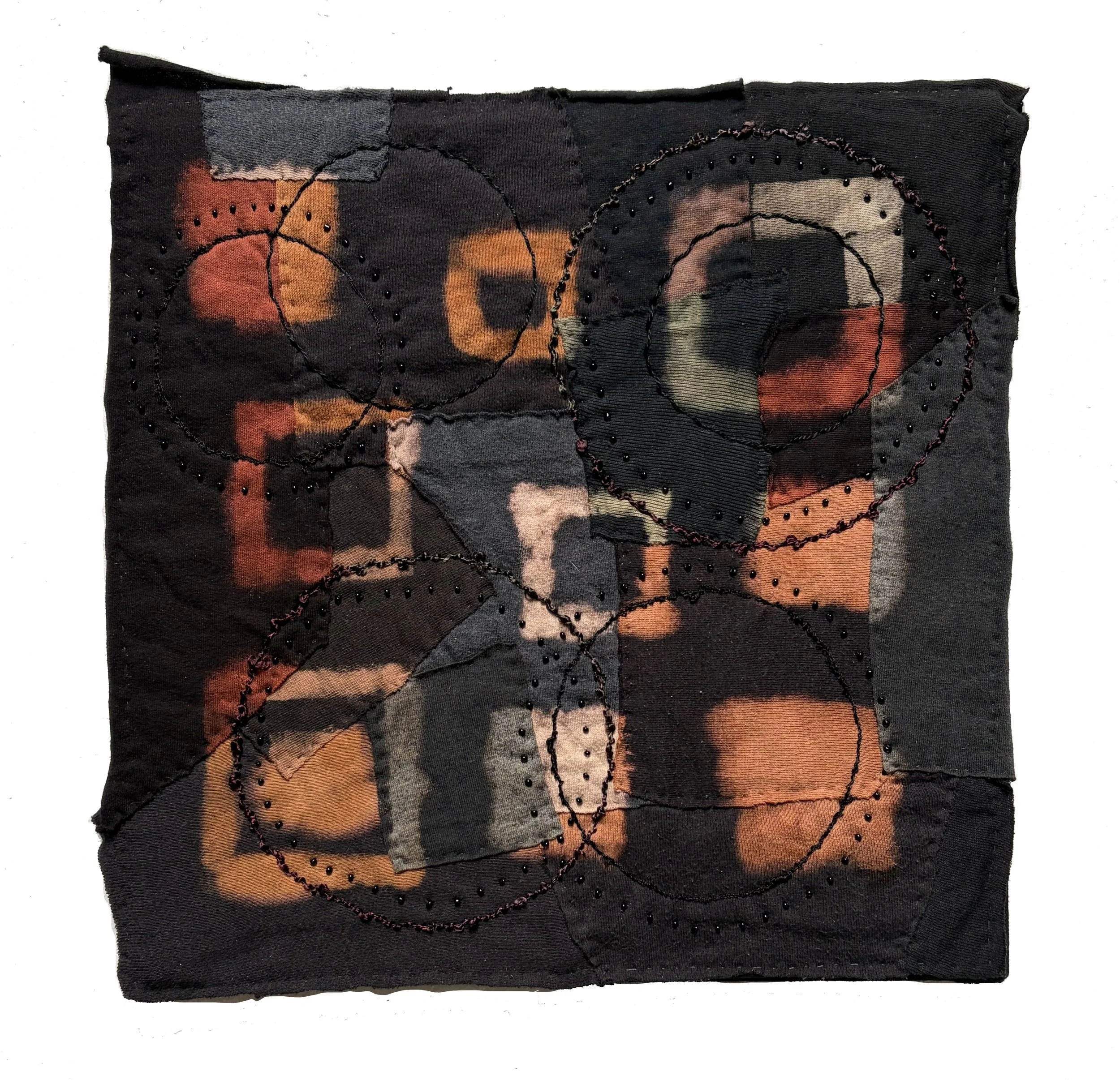 Black T Boro: Squares (small)
