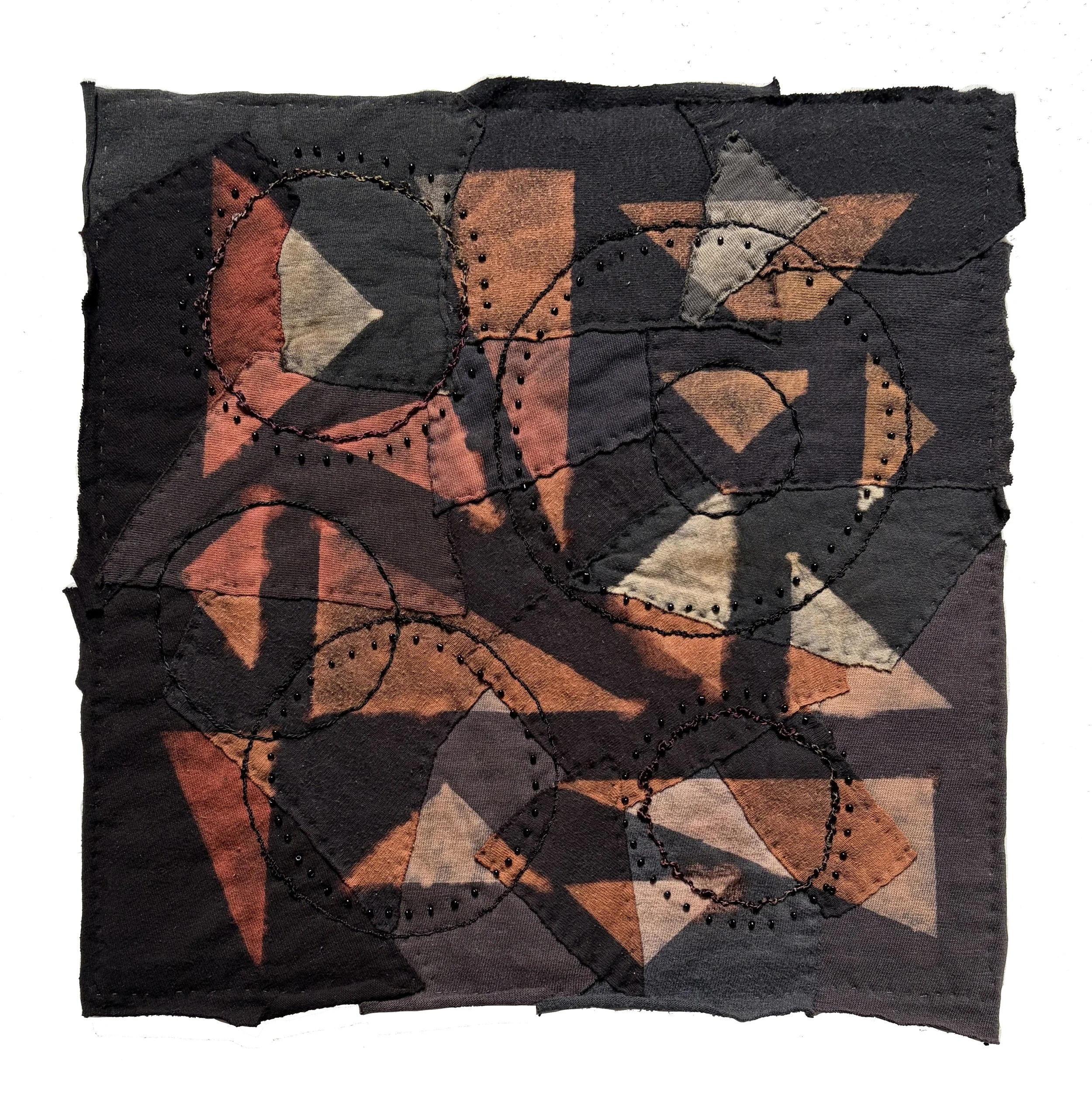 Black T Boro: Triangles (small)
