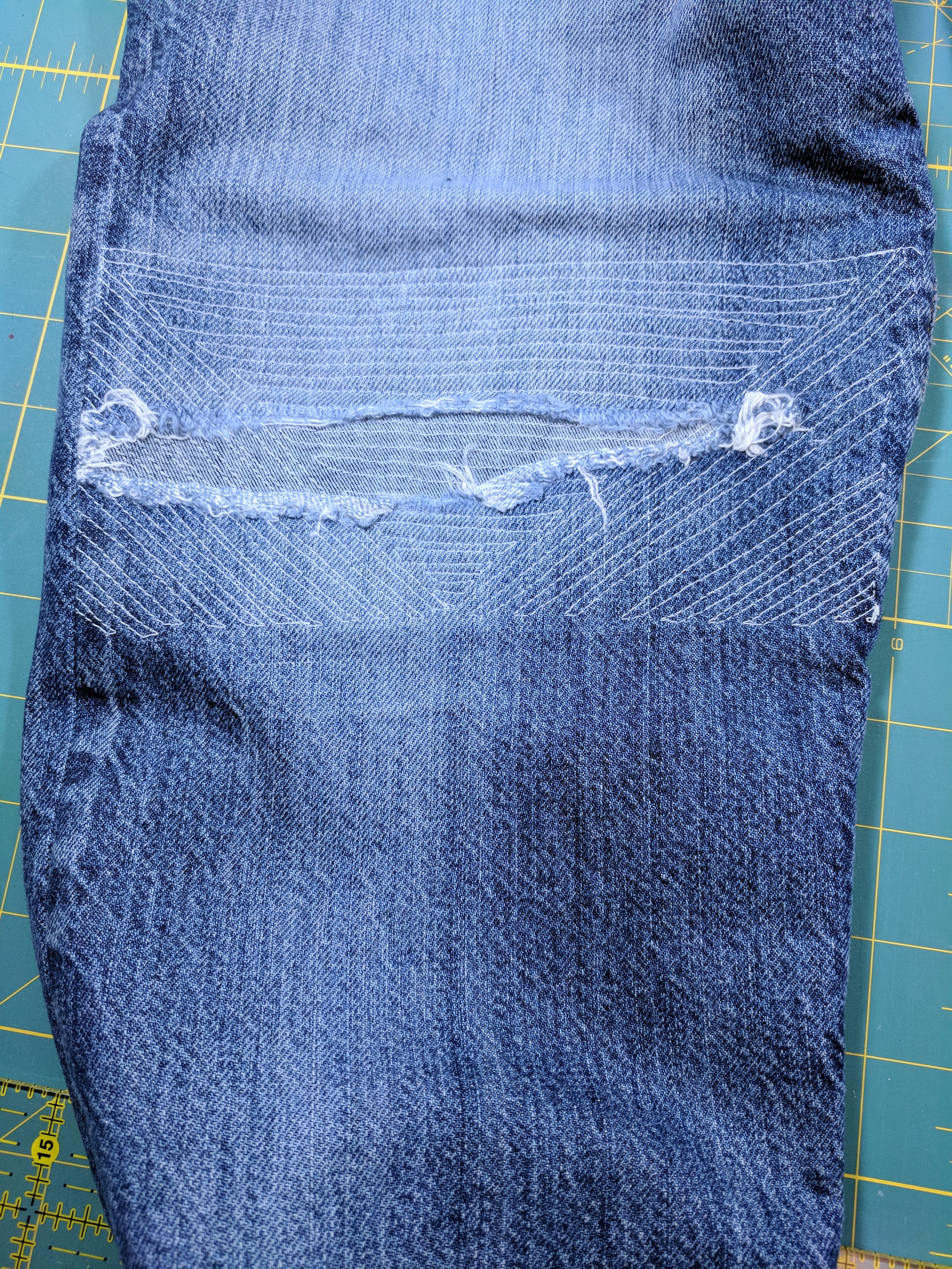 How to Repair Holes in the Knees of Pants
