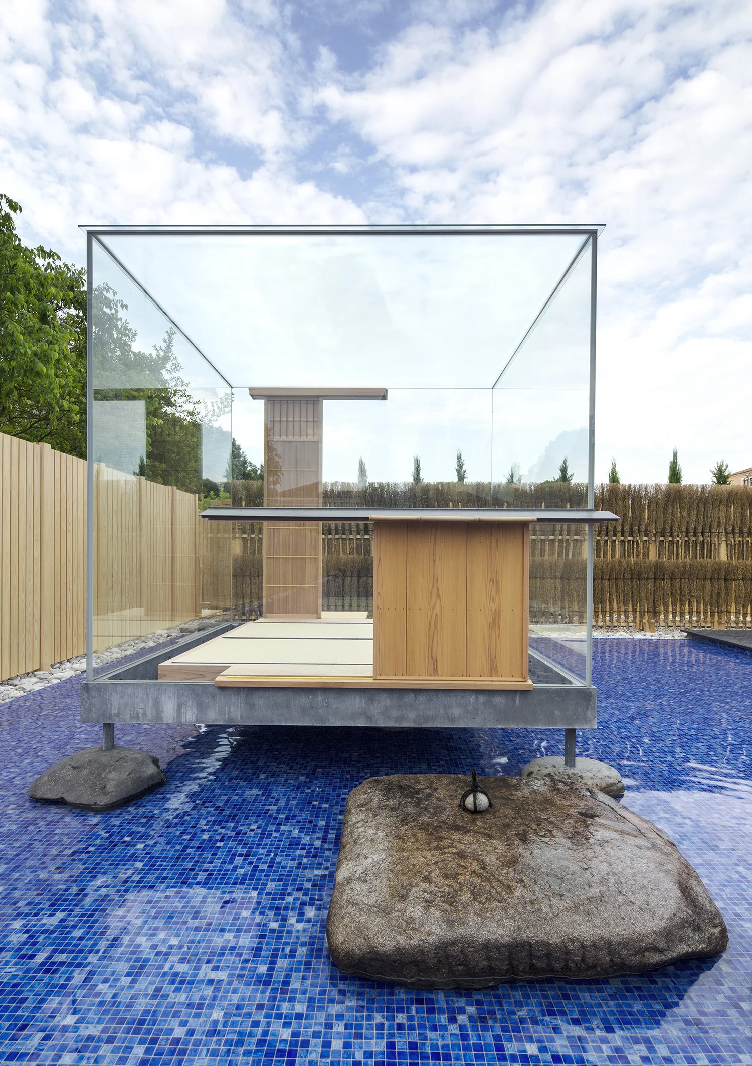 The Glass Tea House "Mondrian" , Le Stanze del Vetro, Venice, 2014-16.
