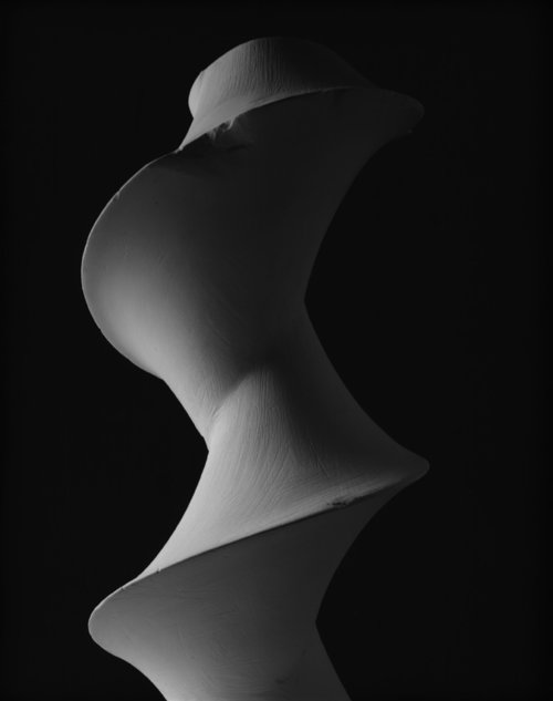 Dini's Surface:  a surface of constant negative curvature obtained by twisting a pseudosphere, 2004
