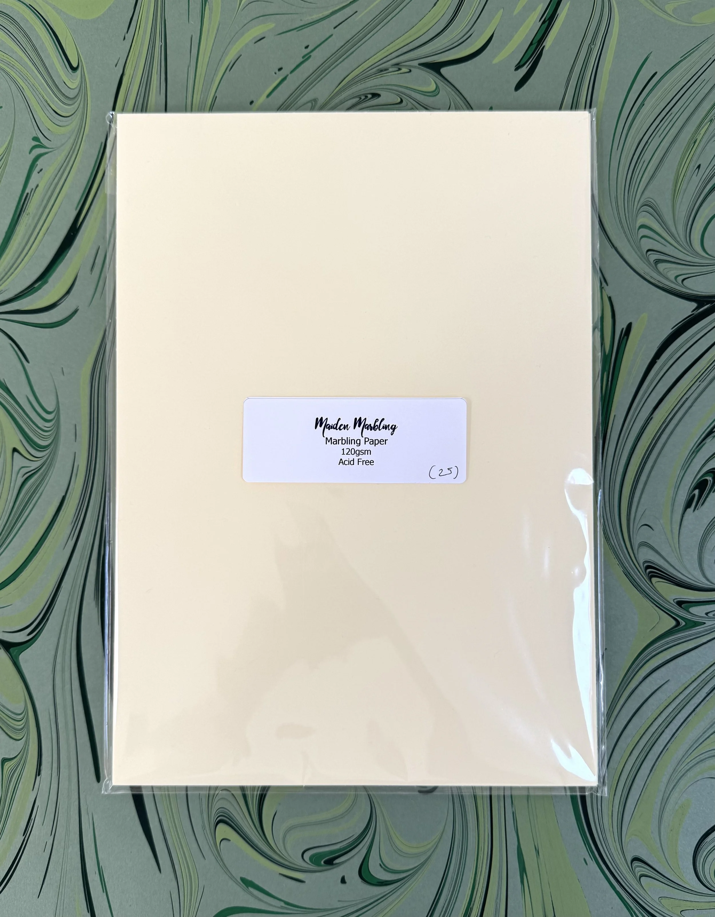 A4 Pack of Marbling Paper - 25 Sheets