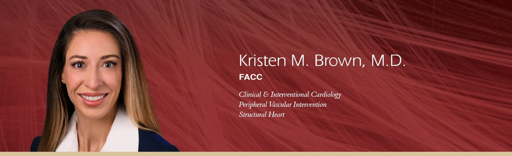 Dr. Kristen Brown Interventional Cardiologist
