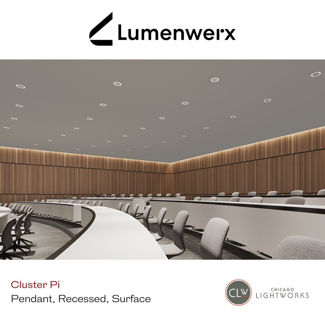 @LumenWerx ✨ Product Spotlight ✨ Named after the mathematical constant we all know, Cluster Pi fixtures are graced with our Cluster family&rsquo;s characteristic quality and mid-century modernist vibe, and, at the same time, embody softer, circular f