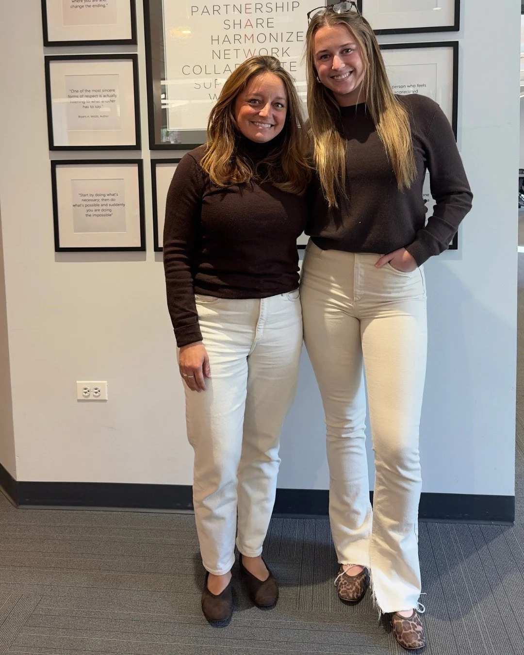 Unplanned coordination, perfect timing.

Ashley (left) and Elle (right) showed up in matching outfits! completely by coincidence.

Ashley has spent over a decade in the lighting industry, bringing experience, leadership, and perspective. Elle is new 