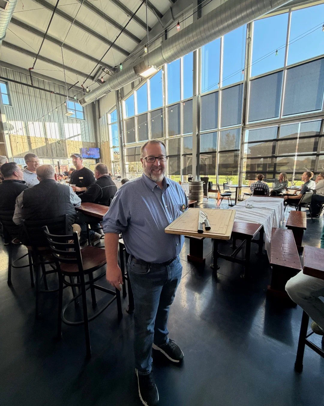 Sean takes 2nd place at Millies Engineering Group&rsquo;s Charity Cookoff &amp; Smoked Meats

Congrats to Sean for taking 2nd place at Millies Engineering Group&rsquo;s Charity Cookoff &amp; Smoked Meats event at Byway Brewery in Indiana!

His double