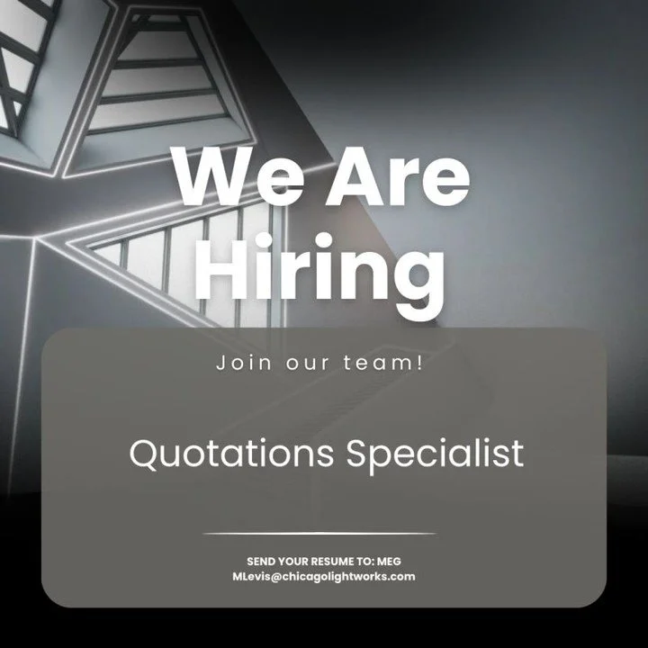 We&rsquo;re looking for a detail-driven professional to join our team:

🔶 Quotations Specialist 🔶

This role plays a key part in delivering accurate, competitive quotes that support the success of lighting projects from start to finish. You&rsquo;l