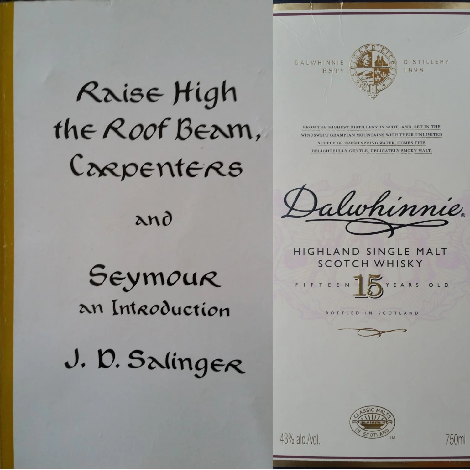 Raise High the Roof Beam, Carpenters, and Seymour: An Introduction, by J. D. Salinger/Dalwhinnie 15yo - Part 2 episode artwork