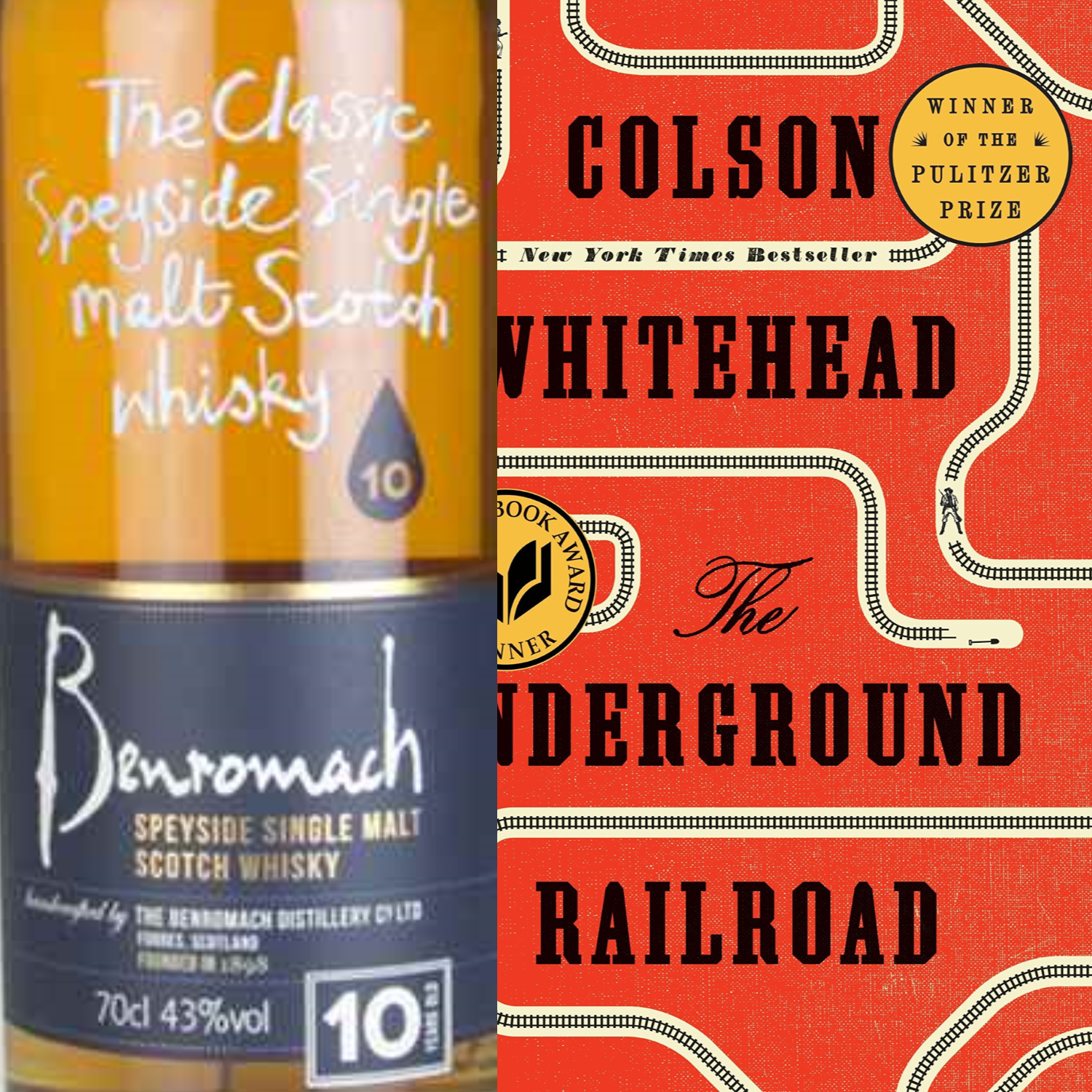 The Underground Railroad by Colson Whitehead / Benromach 10yo episode artwork