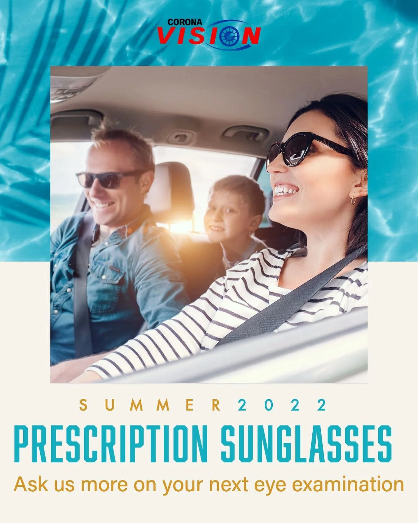 Sunglasses with your own prescription ❓❔❓❔ 

Yes, prescription sunglasses are sunglasses with your own corrective prescription built into the lenses. Prescription sunglasses are great if you have a refractive error; they can protect your eyes from th
