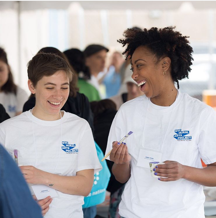  PAINT FEST IN SCHOOL YARD 