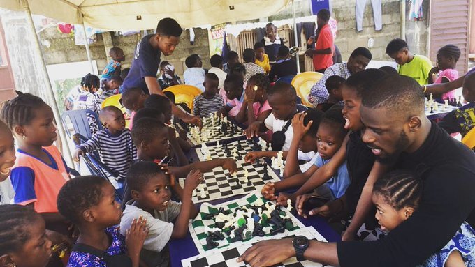 Tunde Onakoya on X: One of the kids in our Chess academy back in