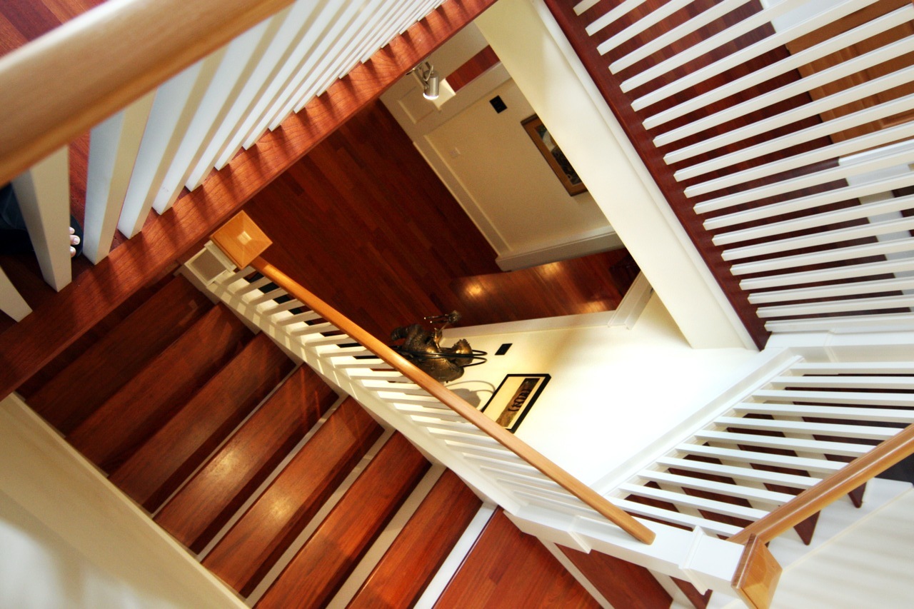 Greenlake Custom Home Stairs Top Down.jpg