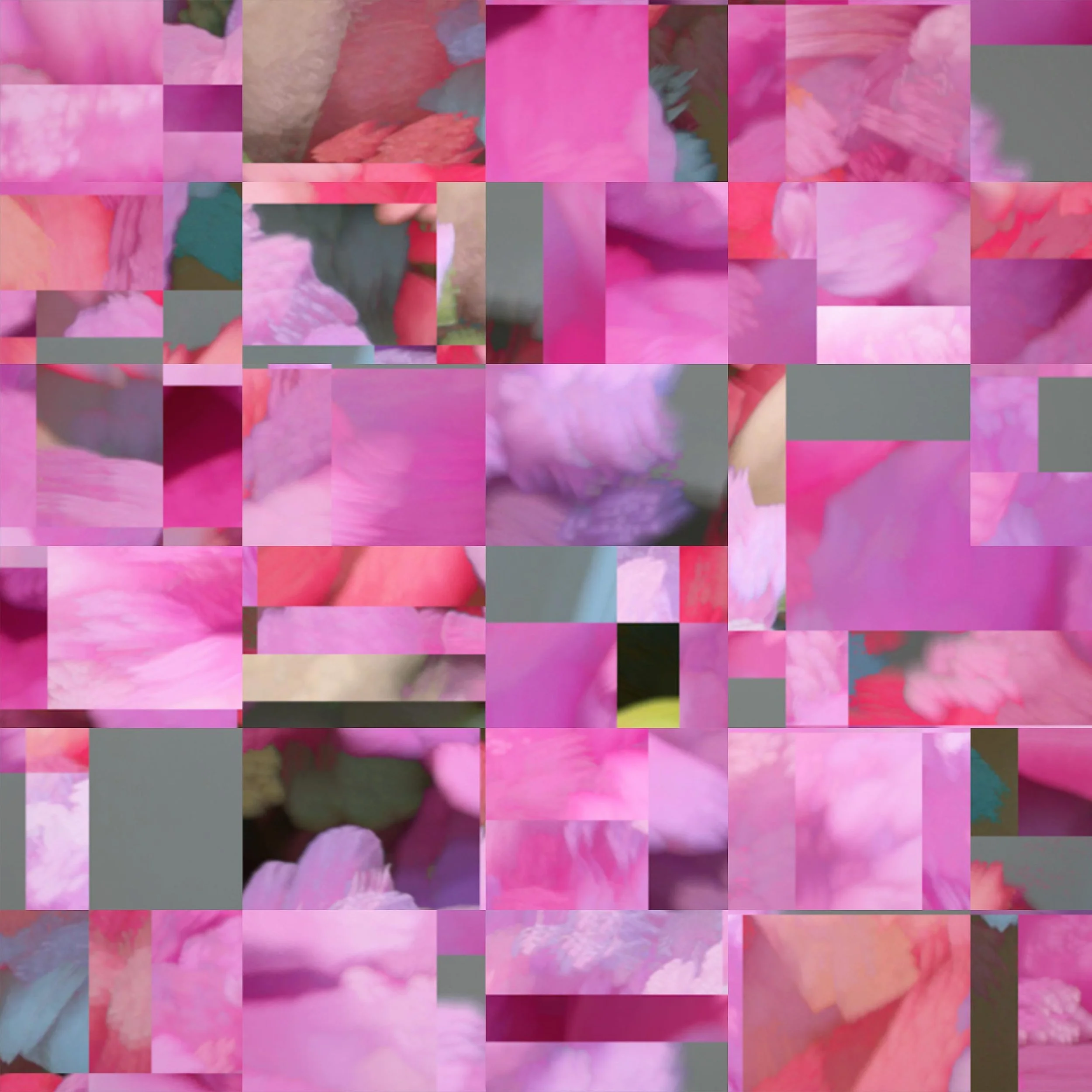 Roses and peonies. #abstract #remix