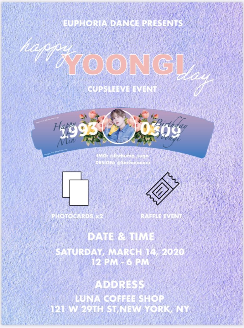 Jungkook Cup Sleeve Event