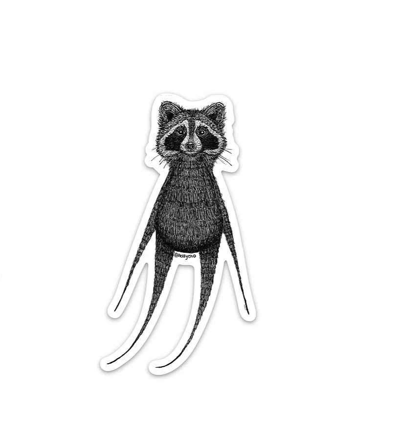 Raccoon Sticker