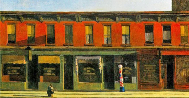 Early Sunday Morning by Edward Hopper, 1930