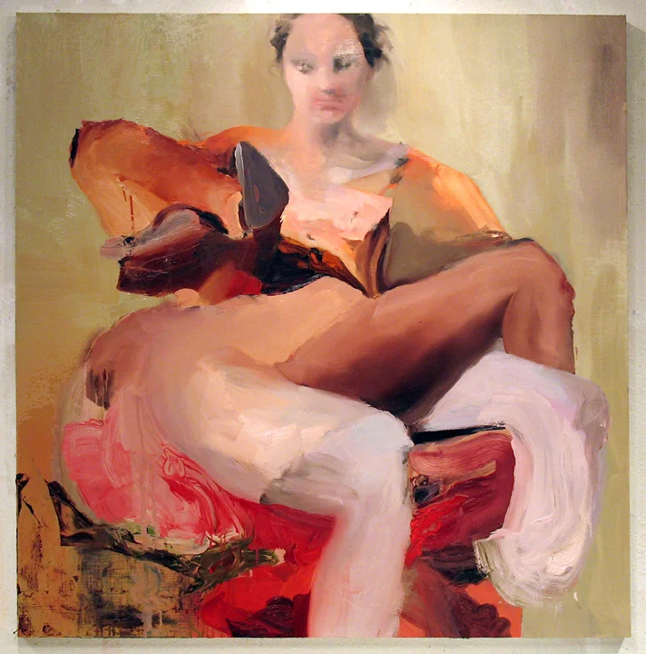 Frivolity , 2006, oil on canvas, 54”x 54”