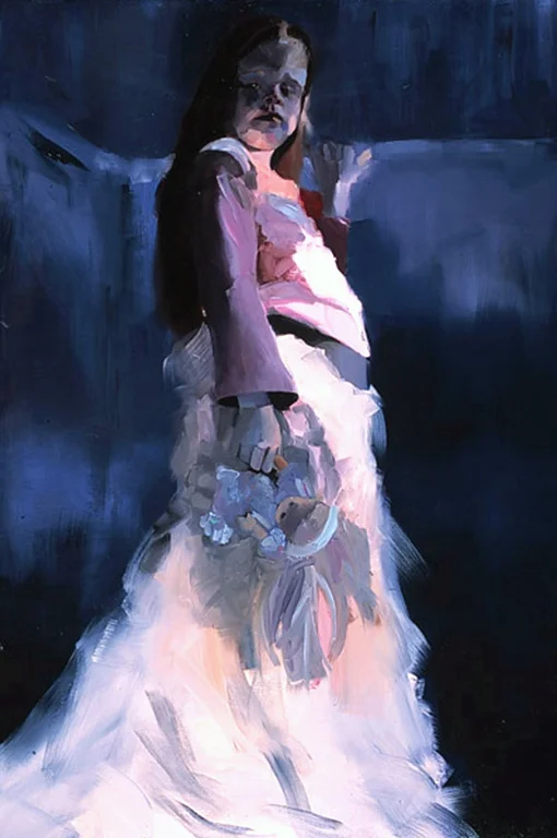 Queenie , 2003, oil on canvas, 72”x 48”