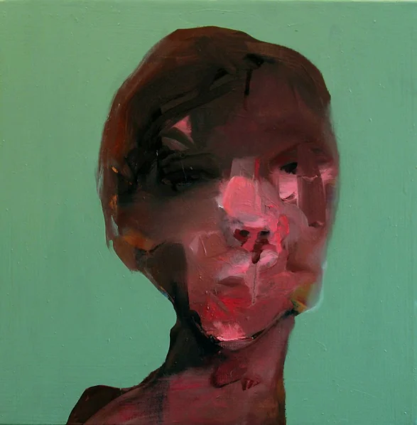 Nose-Bleeder , 2010, oil on canvas, 14”x 14”