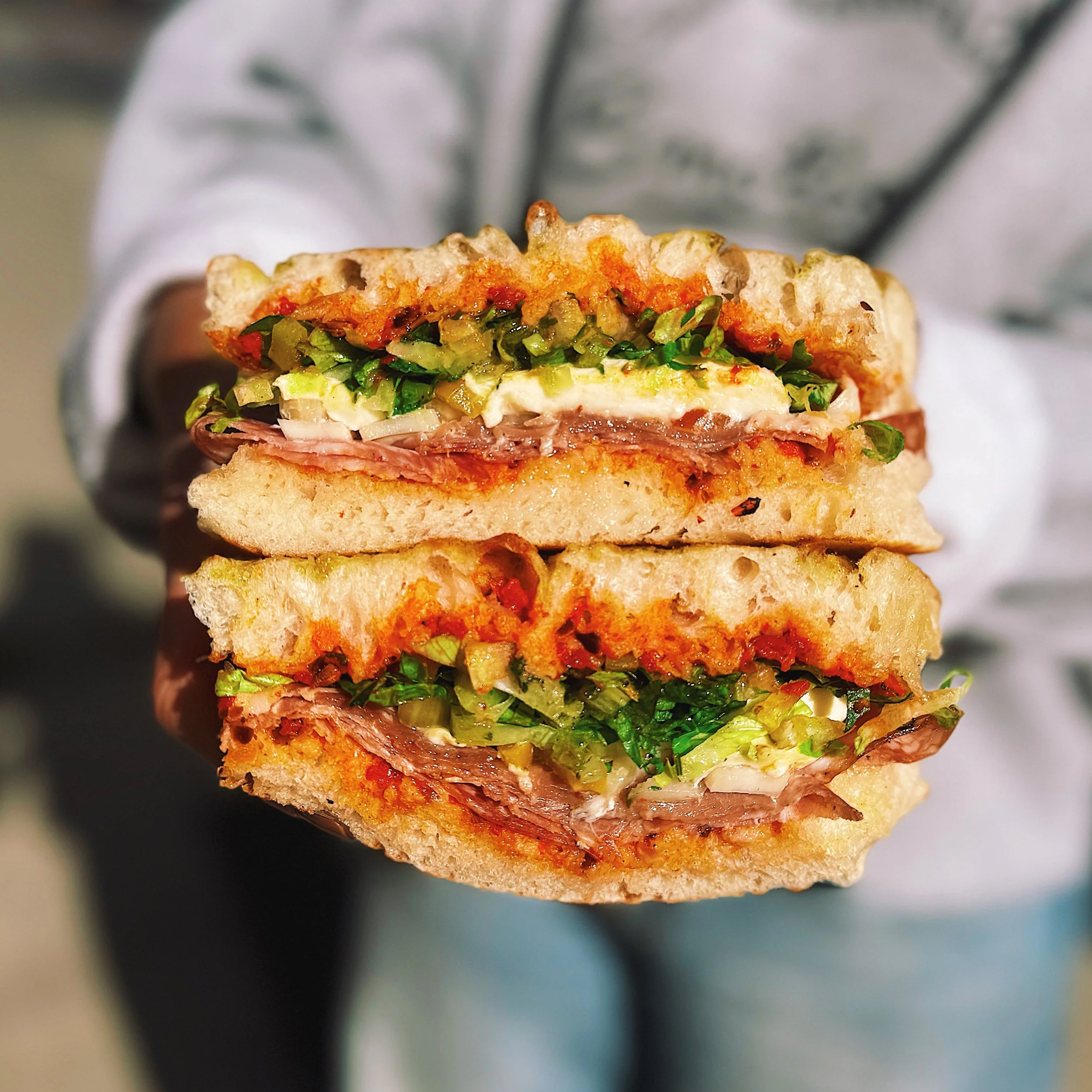 house made daily focaccia sandwiches