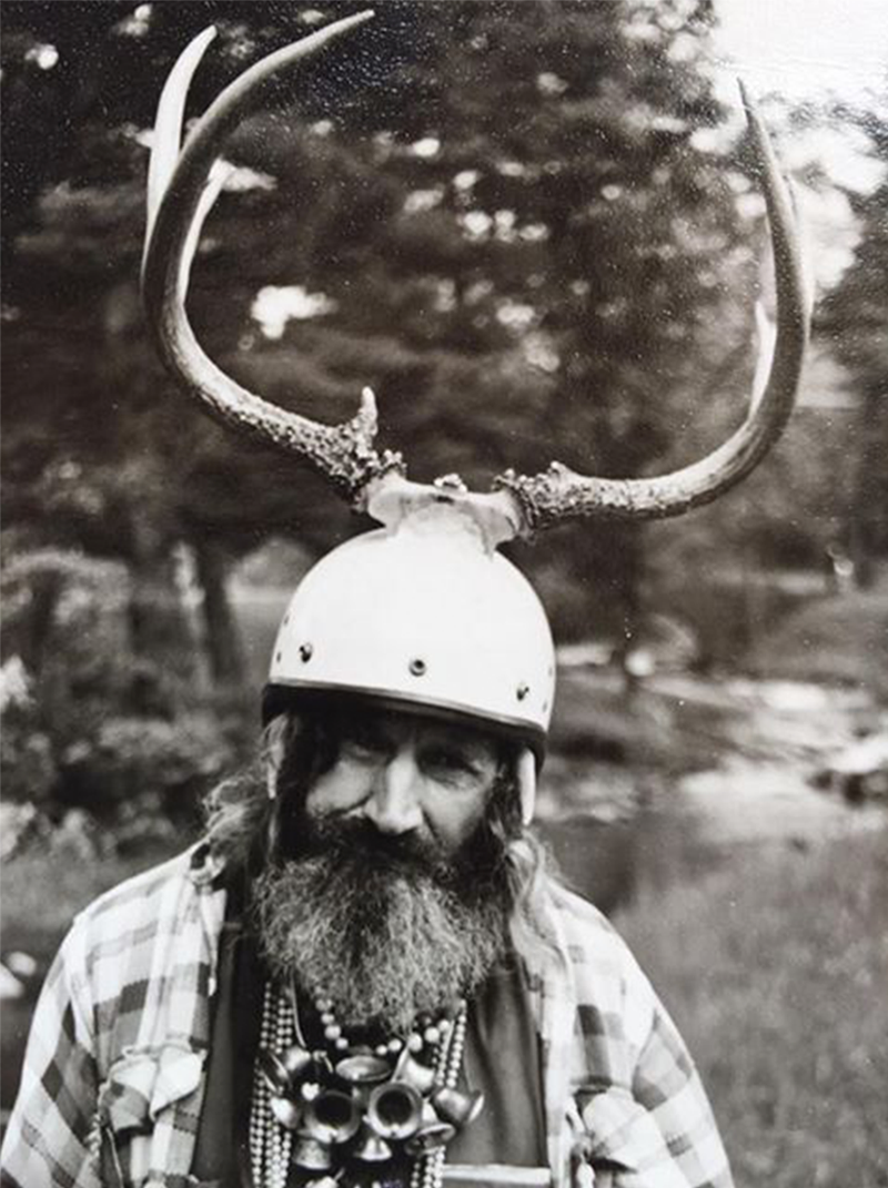 Vilas and one of his “horned” helmets