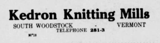 The Kedron Knitting Mill
