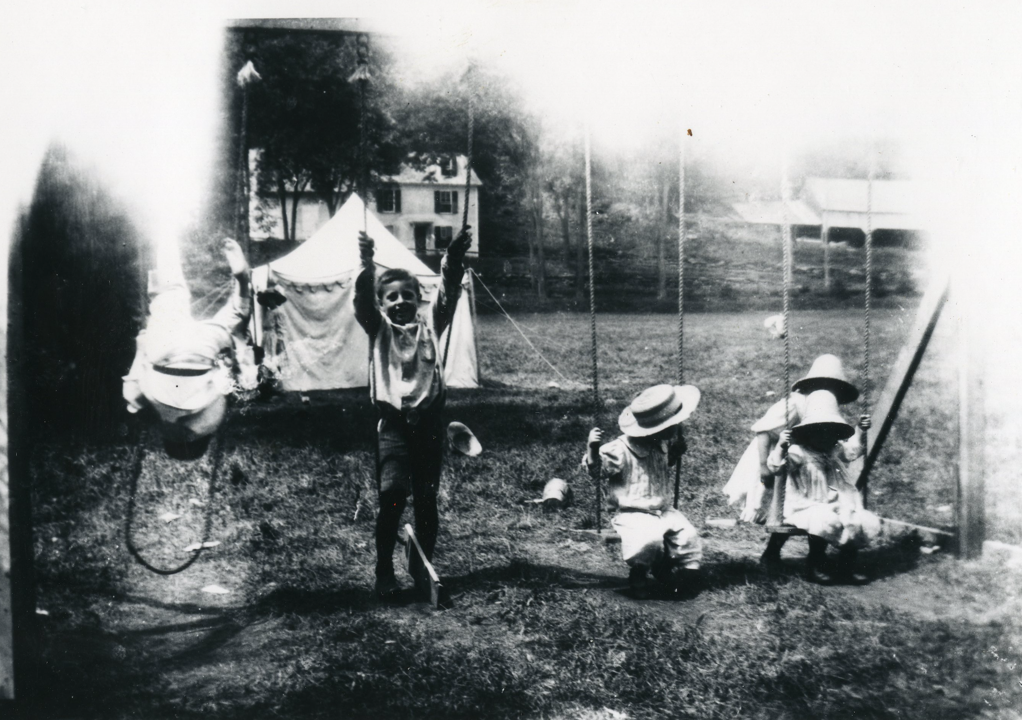 Children on Swings at Vail Field