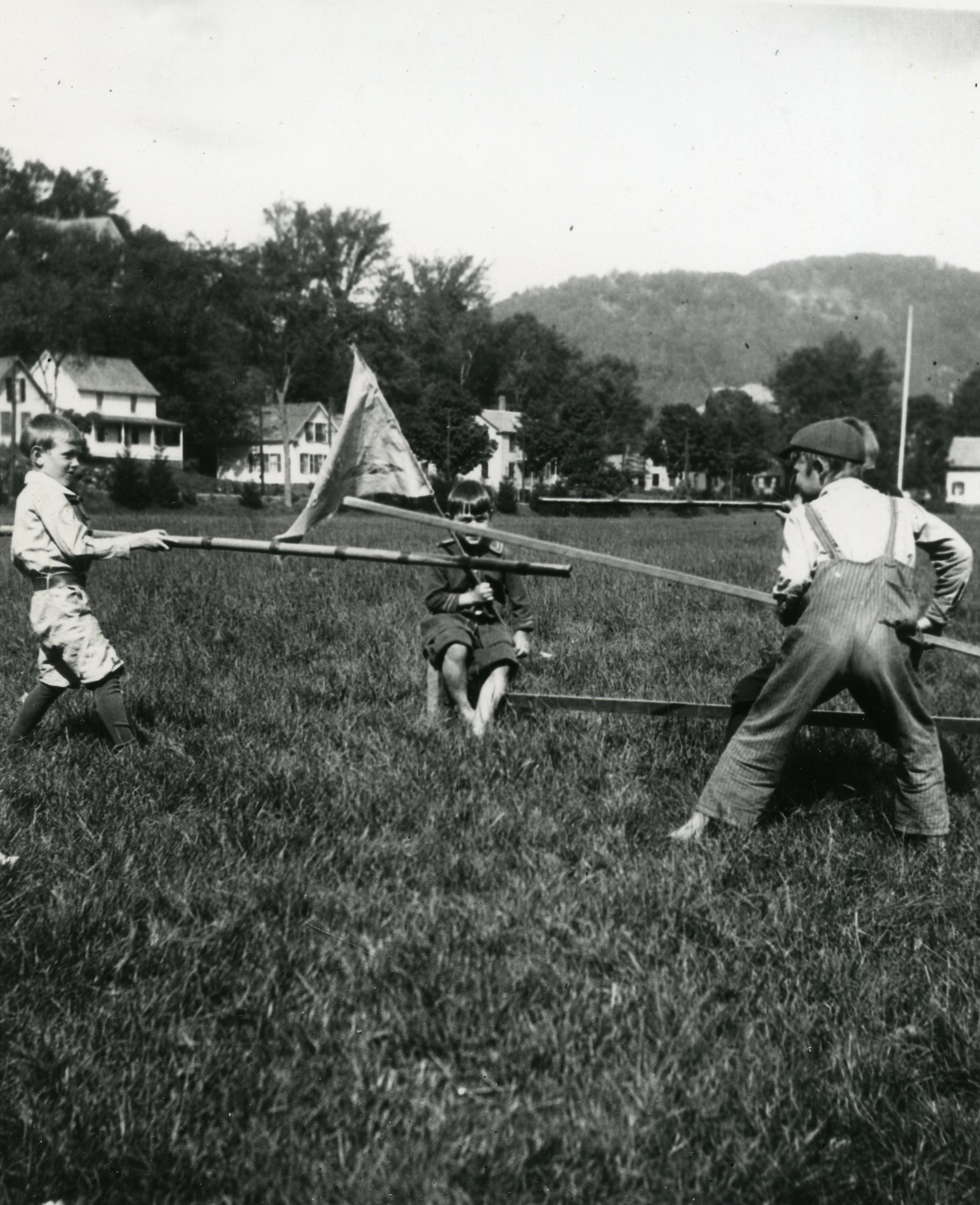 Children Jousting at Vail Field