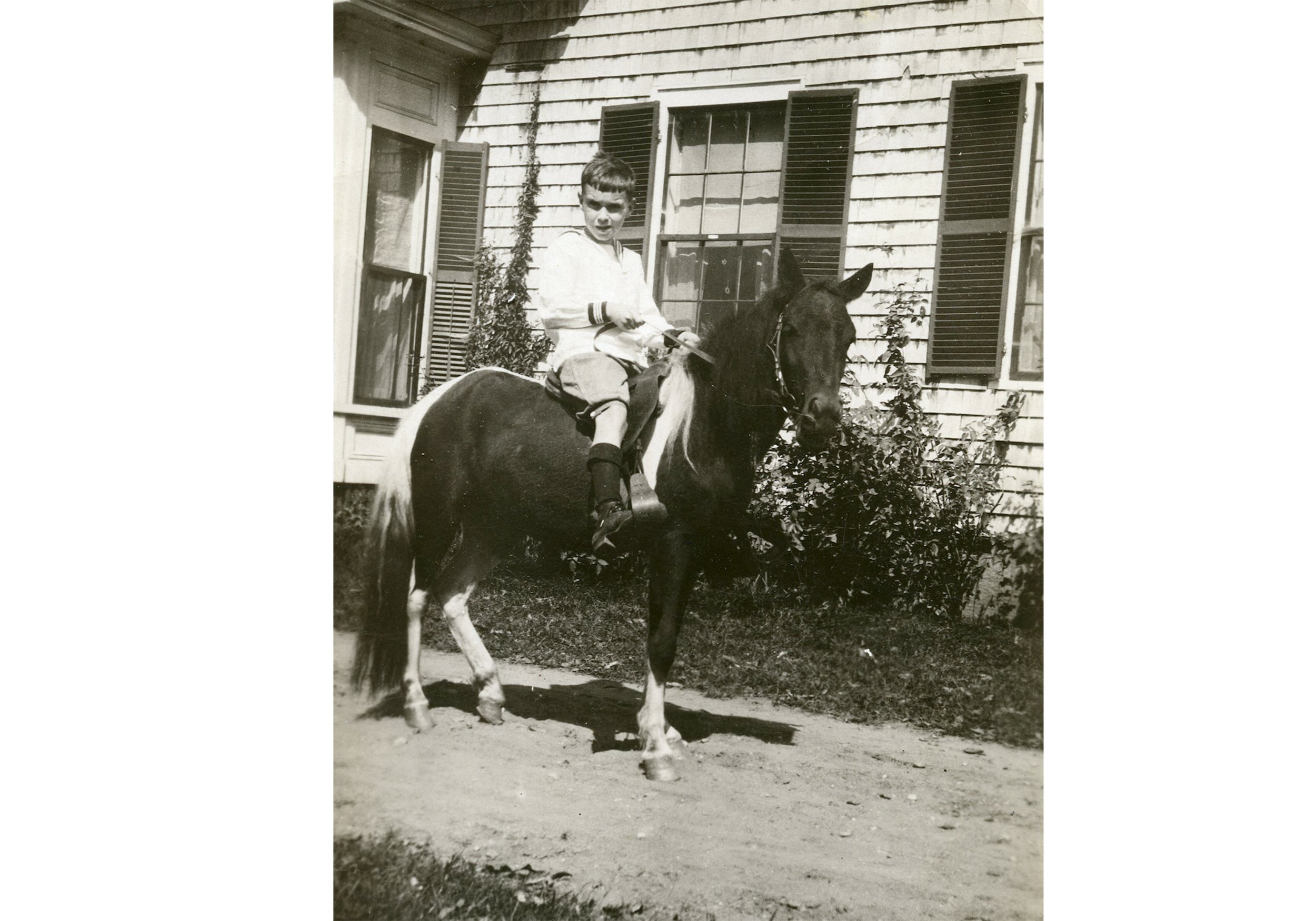 Dave Farrelly on a Pony