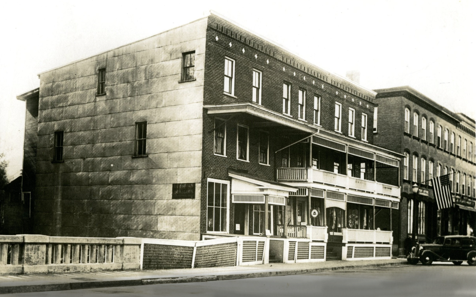 Starting in the 1890s, part of this building was used as a restaurant and hotel.