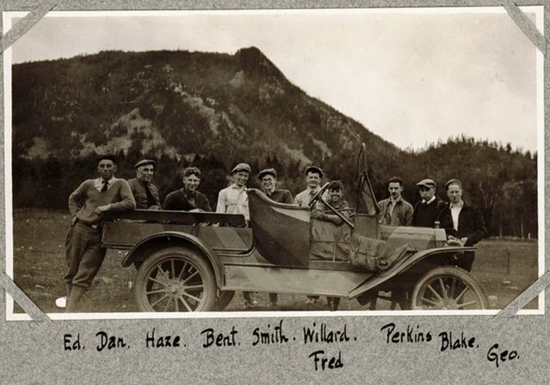 The expeditioners rode in an old Model T truck called "Lem."