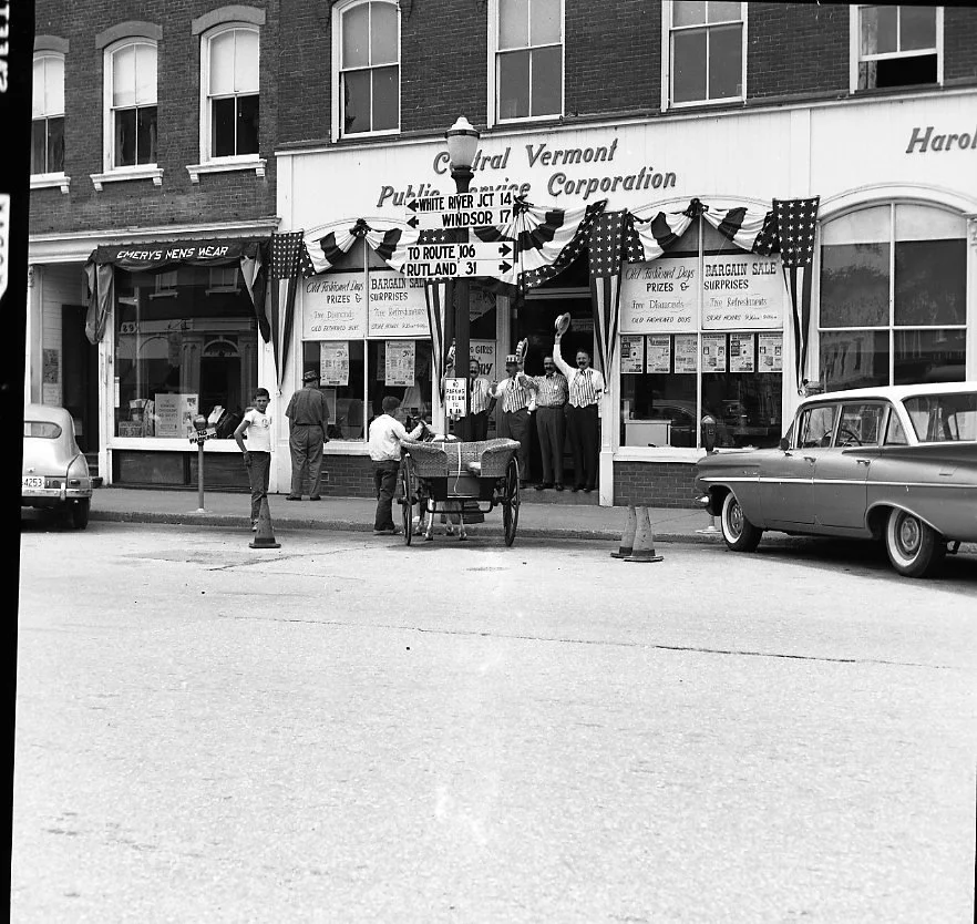 The CVPS office on Central Street. 1960