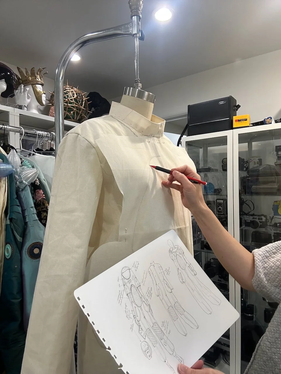 Working on a new suit
